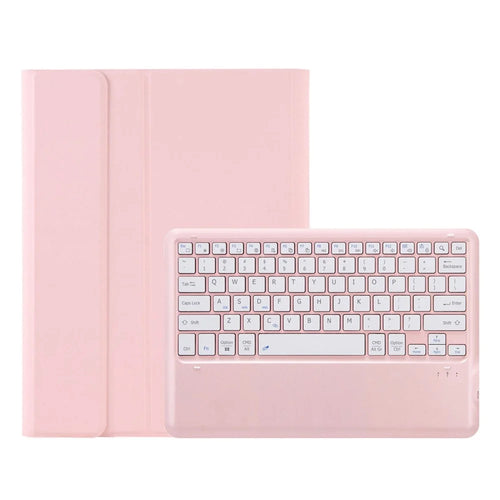 AHV8 For Honor Pad V8 Pro 12.1-inch Tablet Case with Detachable Bluetooth-compatible Keyboard PU Leather + TPU Protective Cover - Pink - 1
