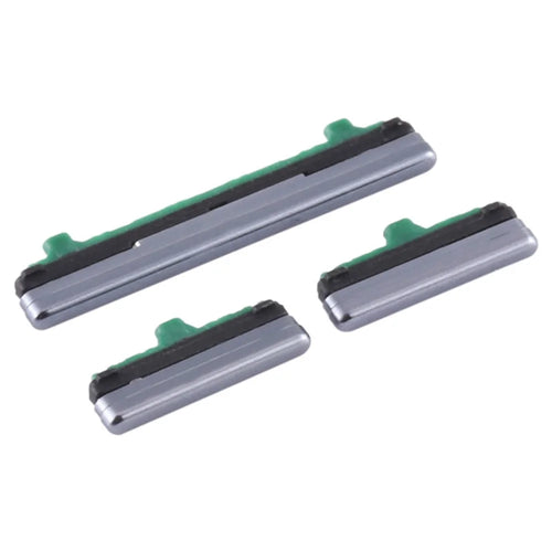 For Samsung Galaxy S10 5G G977 3Pcs / Set OEM Power On / Off and Volume Side Buttons (without Logo) - Black - 1