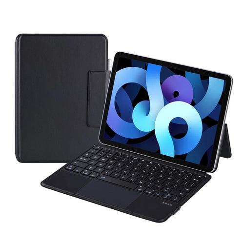 3125-6 For iPad Air (2020) / (2022) / Pro 11 (2022) / (2021) / (2020) / (2018) Bluetooth-Compatible Keyboard Case - Black - 1