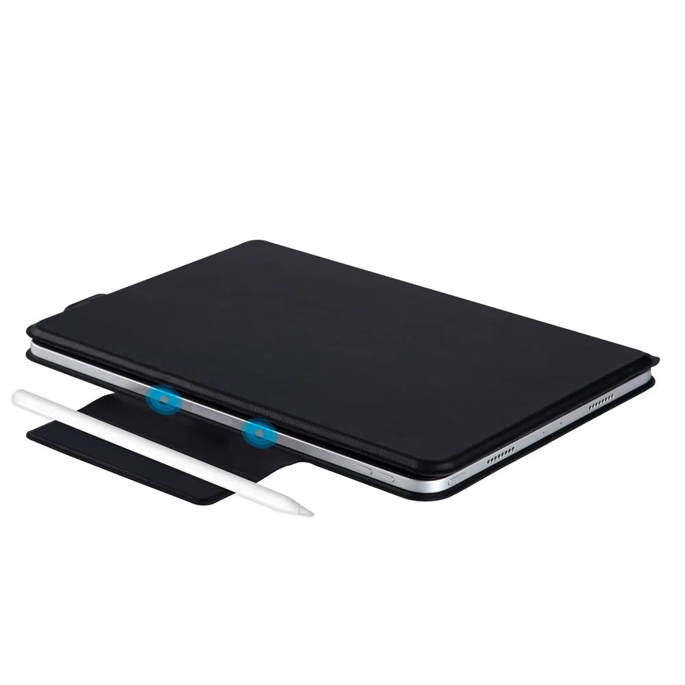 3125-6 For iPad Air (2020) / (2022) / Pro 11 (2022) / (2021) / (2020) / (2018) Bluetooth-Compatible Keyboard Case - Black - 4