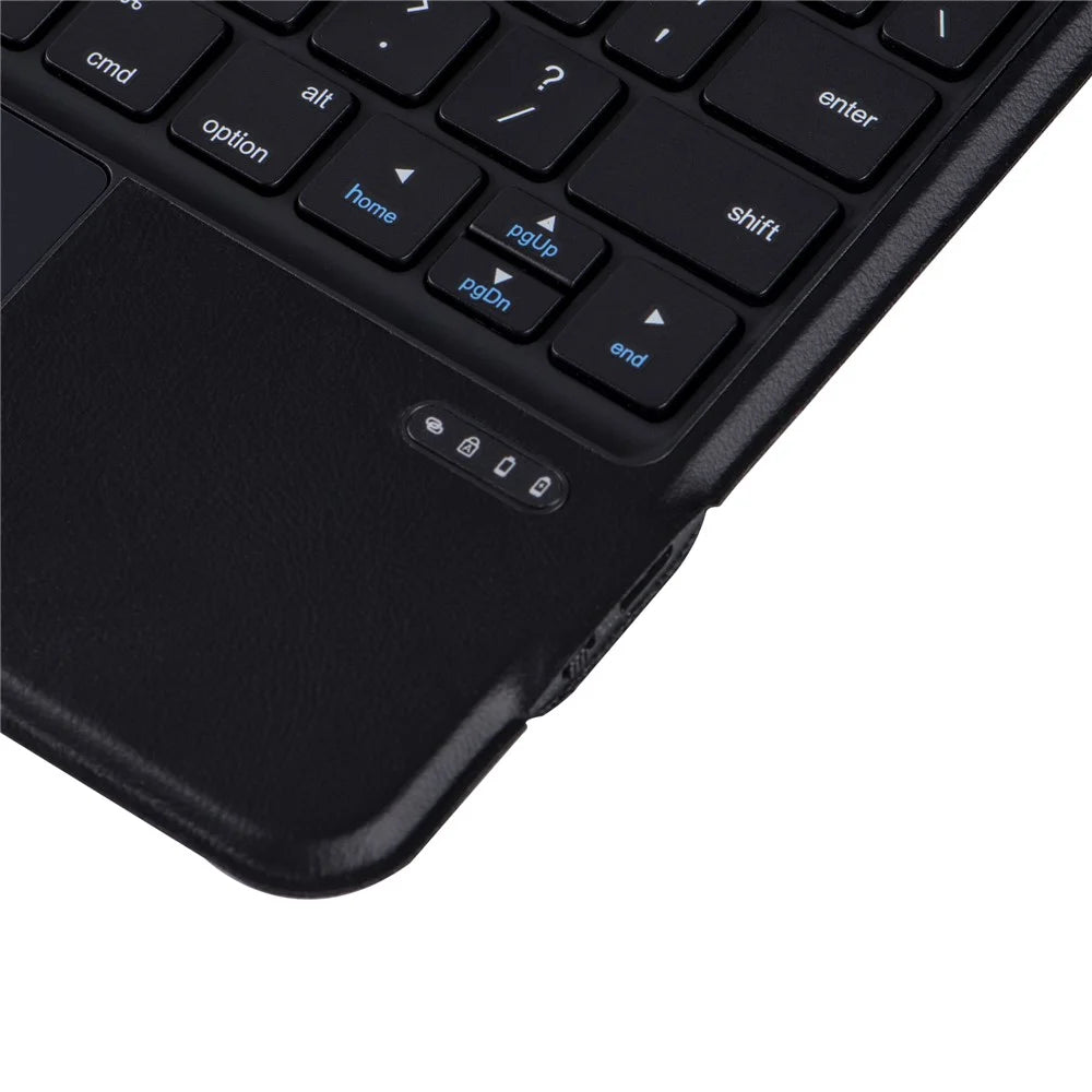 3125-6 For iPad Air (2020) / (2022) / Pro 11 (2022) / (2021) / (2020) / (2018) Bluetooth-Compatible Keyboard Case - Black - 7