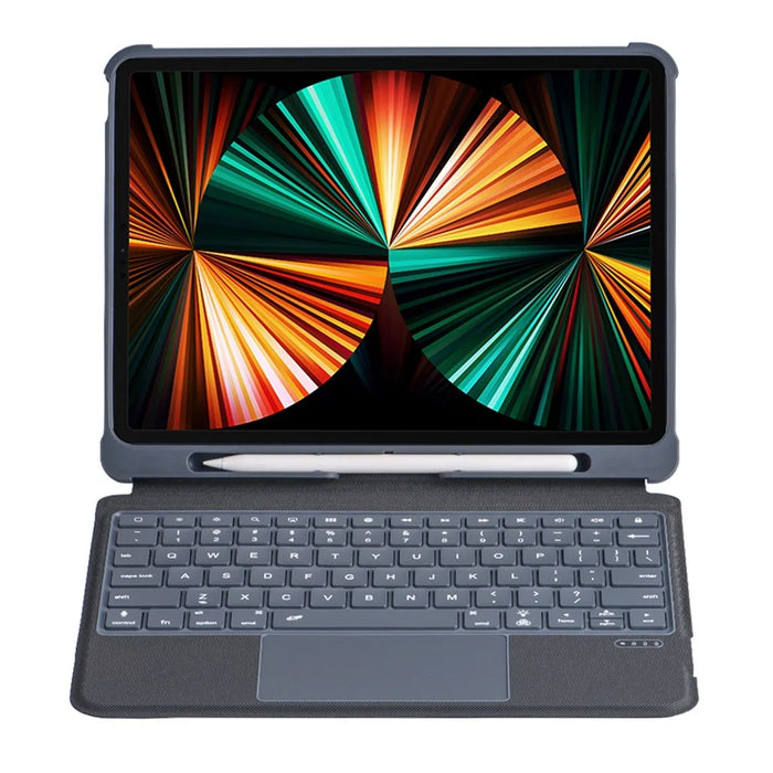 5507D For iPad Pro 11 (2022) / (2021) / (2020) / Air (2022) / (2020) Bluetooth-Compatible Keyboard Case with Backlit - 2