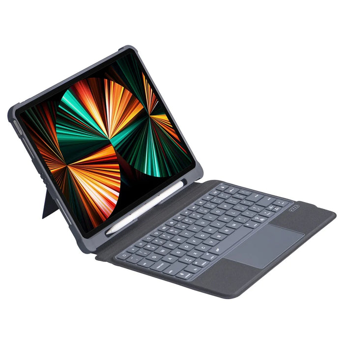 5507D For iPad Pro 11 (2022) / (2021) / (2020) / Air (2022) / (2020) Bluetooth-Compatible Keyboard Case with Backlit - 5
