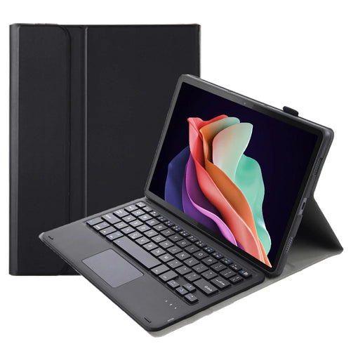 AHC3-A For Huawei Enjoy Tablet 2 / MatePad C3 10.1 inch / T 10S 10.1 inch / T 10 9.7 inch / Honor Pad 6 10.1-inch / Pad 7 / Pad X8 Tablet Case with Detachable Bluetooth-compatible Keyboard - Black - 1
