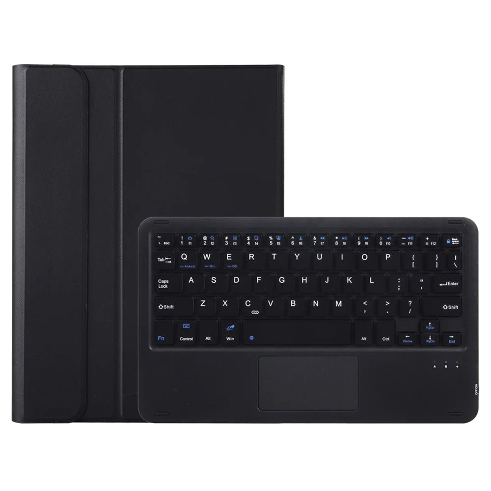 AHC3-A For Huawei Enjoy Tablet 2 / MatePad C3 10.1 inch / T 10S 10.1 inch / T 10 9.7 inch / Honor Pad 6 10.1-inch / Pad 7 / Pad X8 Tablet Case with Detachable Bluetooth-compatible Keyboard - Black - 2