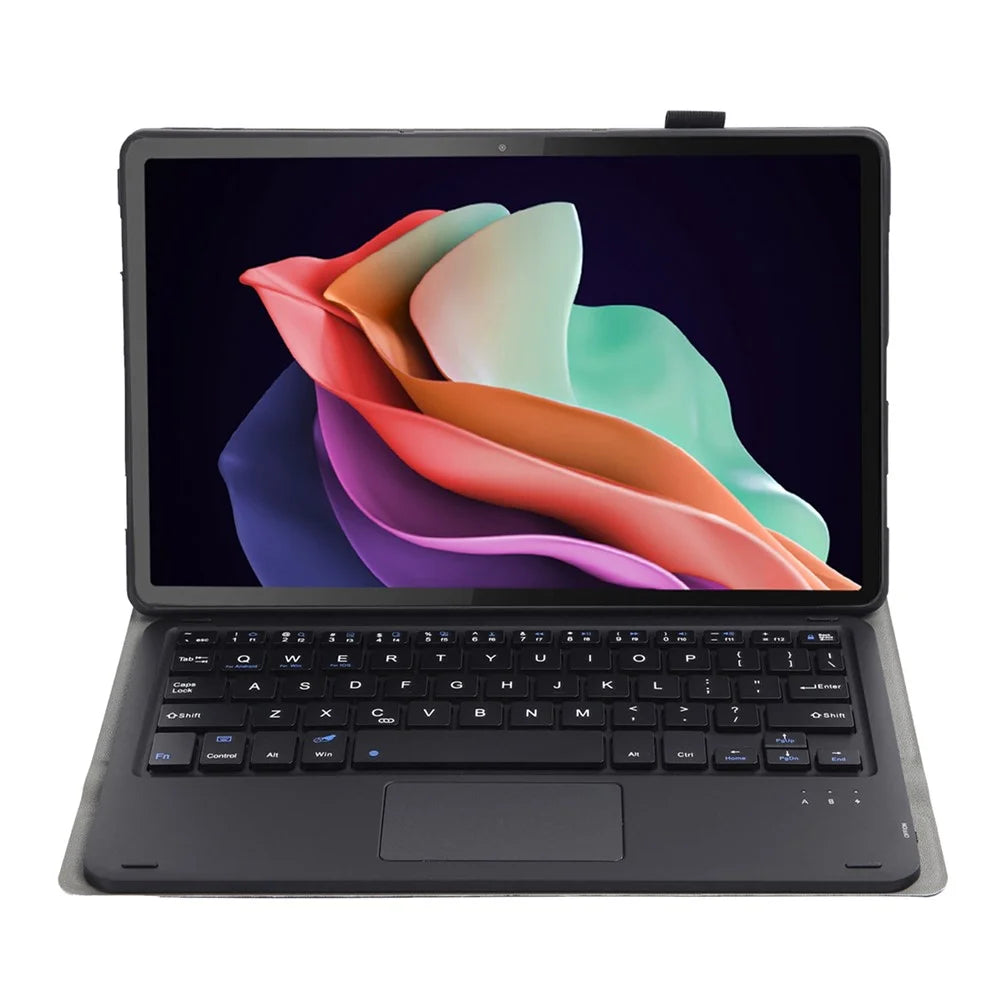 AHC3-A For Huawei Enjoy Tablet 2 / MatePad C3 10.1 inch / T 10S 10.1 inch / T 10 9.7 inch / Honor Pad 6 10.1-inch / Pad 7 / Pad X8 Tablet Case with Detachable Bluetooth-compatible Keyboard - Black - 4