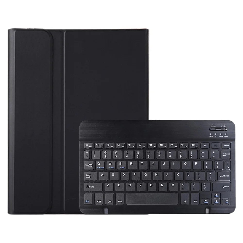 AH13 For Huawei Enjoy Tablet 2 / MatePad C3 10.1 inch / T 10S 10.1 inch / T 10 9.7 inch / Honor Pad 6 10.1-inch / Pad 7 / Pad X8 Slim Tablet Case with Bluetooth-compatible Detachable Keyboard - Black - 2