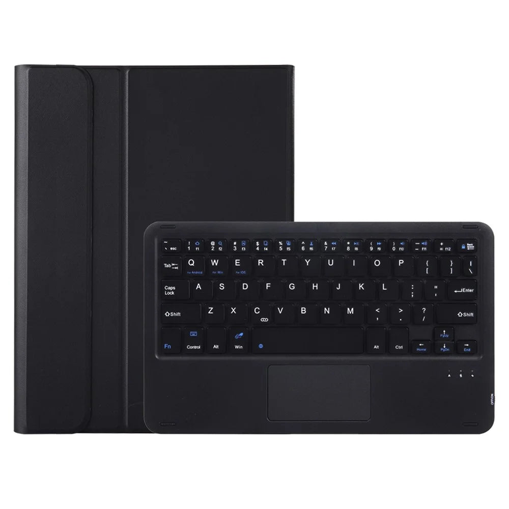 OP13-A For Oppo Pad 2 Tablet Case with Detachable Bluetooth-compatible Keyboard Touchpad Leather Stand Cover - Black - 2
