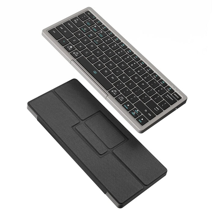 DUX DUCIS Multifunctional Bluetooth-compatible Keyboard Portable Slim Wireless Keyboard with Touchpad for Laptops / Tablets / Phones - 2