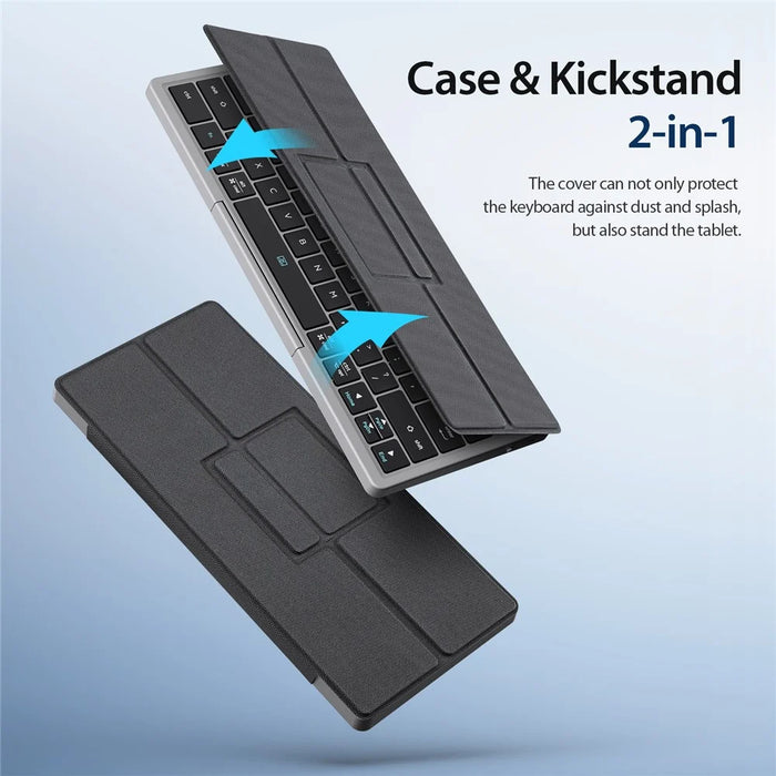 DUX DUCIS Multifunctional Bluetooth-compatible Keyboard Portable Slim Wireless Keyboard with Touchpad for Laptops / Tablets / Phones - 6