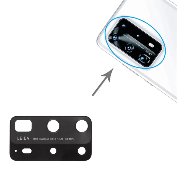 For Huawei P40 Pro+ Phone Rear Camera Lens Cover Replacement Part (without Logo) - 4