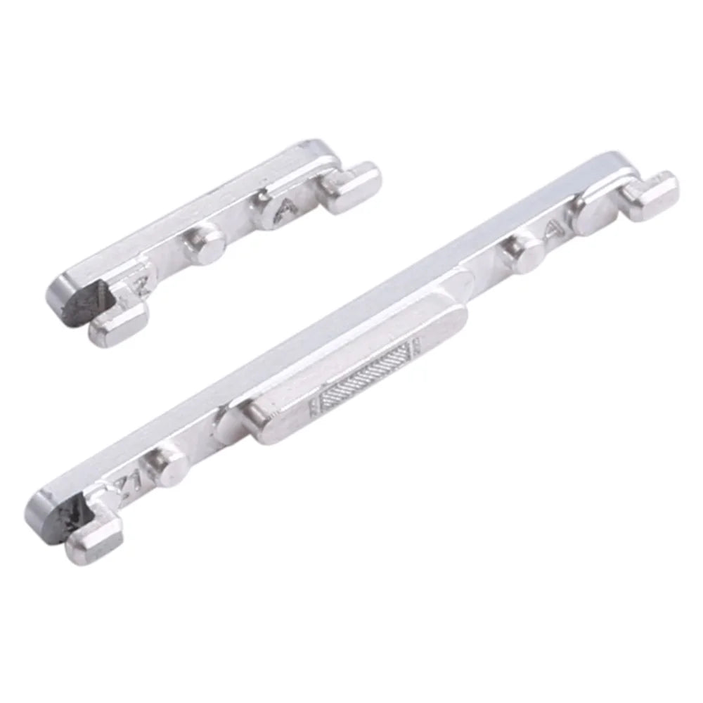 For Huawei P40 Pro Power On / Off and Volume Side Buttons Set Replacement Part (without Logo) - Silver - 3