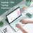 SK-X205D For Samsung Galaxy Tab A8 10.5 (2022) (SM-X200 / X205 / X207) Keyboard Case PU Leather Stand Cover with Backlit Detachable Touchpad Bluetooth-compatible Keyboard - Midnight Green - 7