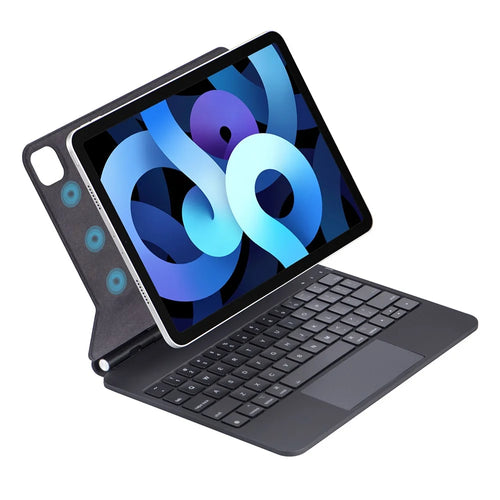 X7 Floating Magnetic Keyboard Case for iPad Air 11 (2026) / (2025) / (2024) / Air (2022) / (2020) / iPad Pro 11 (2022) / (2021) / (2020) / (2018) with Touchpad - Black - 1