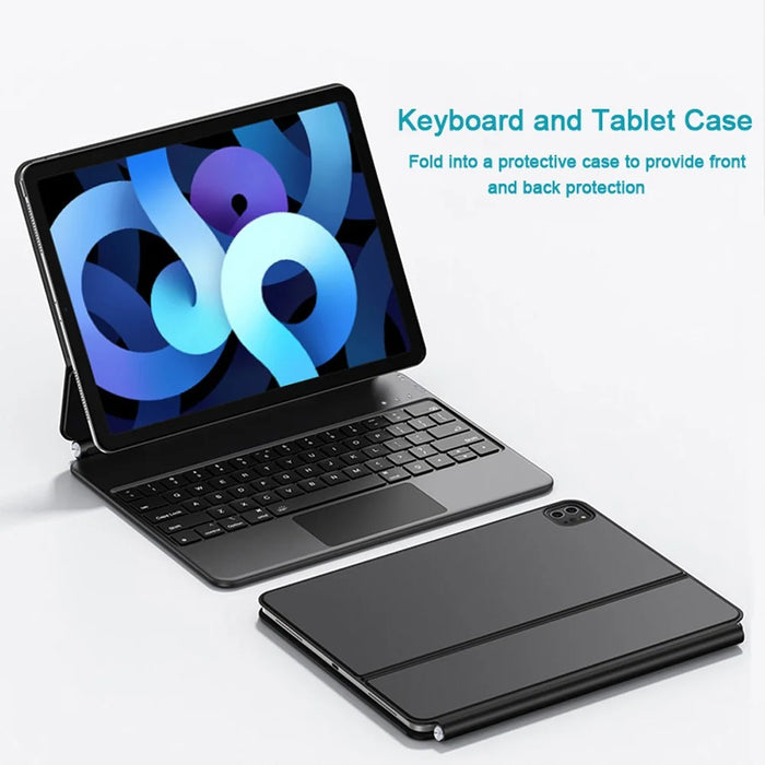 X7 Floating Magnetic Keyboard Case for iPad Air 11 (2026) / (2025) / (2024) / Air (2022) / (2020) / iPad Pro 11 (2022) / (2021) / (2020) / (2018) with Touchpad - Black - 3