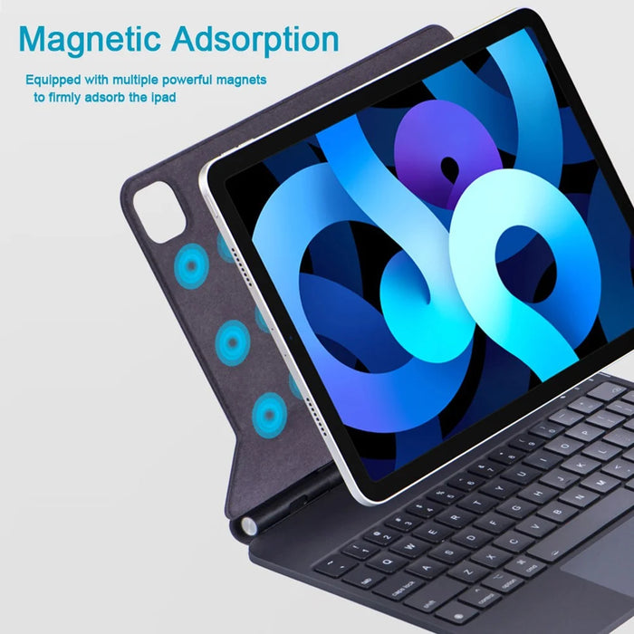 X7 Floating Magnetic Keyboard Case for iPad Air 11 (2026) / (2025) / (2024) / Air (2022) / (2020) / iPad Pro 11 (2022) / (2021) / (2020) / (2018) with Touchpad - Black - 6