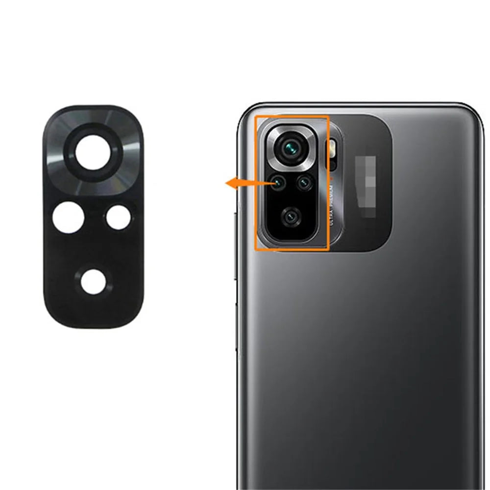 For Xiaomi Poco M5s 4G Phone Rear Camera Lens Cover Replacement Part (without Logo) - 1