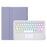 AM22-AS For Lenovo Pad Plus / Tab P11 Gen 2 Tablet Case Leather Stand Cover with Detachable Touchpad Keyboard, 3 Colors Backlight - Purple - 5