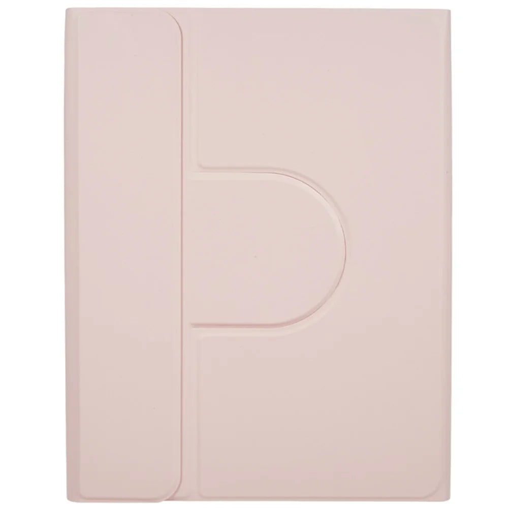 SK-2011 Stand Tablet Case For iPad Pro 11 (2018) / (2020) / (2021) / (2022) PU Leather Cover with Detachable Wireless Bluetooth-compatible Keyboard - Pink - 3