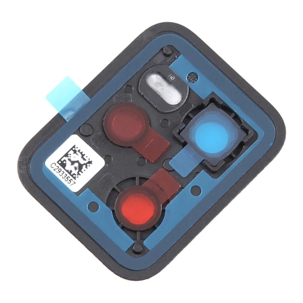 For Realme C35 4G OEM Back Camera Lens Holder Cover with Glass Part (without Logo) - Black - 2