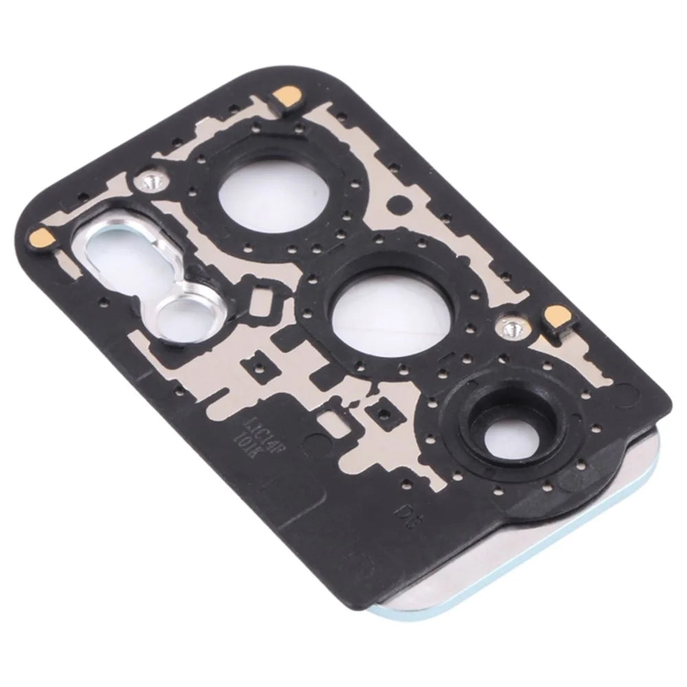 For Oppo Reno6 5G PEQM00 CPH2251 OEM Back Camera Lens Holder Cover with Glass Part (without Logo) - Blue - 2