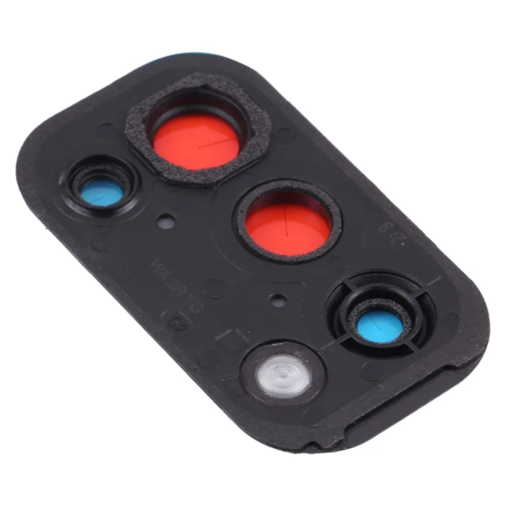 For Oppo Reno5 5G PEGM00 PEGT00 CPH2145 OEM Back Camera Lens Holder Cover with Glass Part (without Logo) - Black - 2