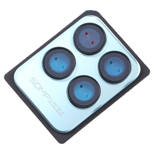 For Realme 8i OEM Back Camera Lens Holder Cover with Glass Part (without Logo) - Green - 1
