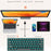 T-WOLF T30 Mechanical Keyboard Wired + Wireless + Bluetooth-compatible 3-Mode RGB Gaming Keyboard 63 Keys - Mix Color - 2