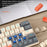 T-WOLF T30 Mechanical Keyboard Wired + Wireless + Bluetooth-compatible 3-Mode RGB Gaming Keyboard 63 Keys - Mix Color - 6