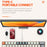 T-WOLF T30 Mechanical Keyboard Wired + Wireless + Bluetooth-compatible 3-Mode RGB Gaming Keyboard 63 Keys - Mix Color - 7