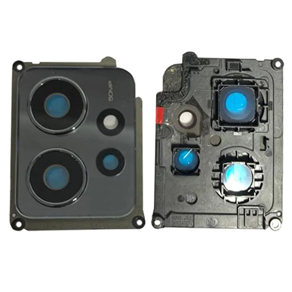 For Xiaomi Redmi Note 12 4G OEM Back Camera Lens Holder Cover with Glass Part (without Logo) - Black - 1