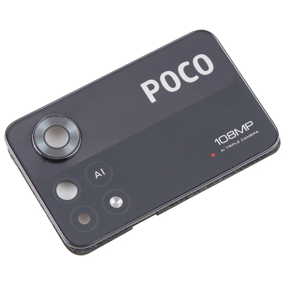 For Xiaomi Poco X4 Pro 5G OEM Back Camera Lens Holder Cover with Glass Part (without Logo) - 1