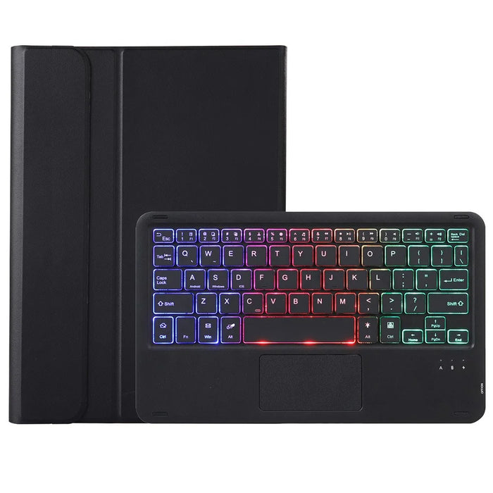 A710B-AS For Samsung Galaxy Tab S10 Lite / S10 FE / S9 FE / S9  X710 / X716B / X718U Backlit Bluetooth-Compatible Keyboard Case - Black - 2