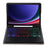 A710B-AS For Samsung Galaxy Tab S10 Lite / S10 FE / S9 FE / S9  X710 / X716B / X718U Backlit Bluetooth-Compatible Keyboard Case - Black - 4
