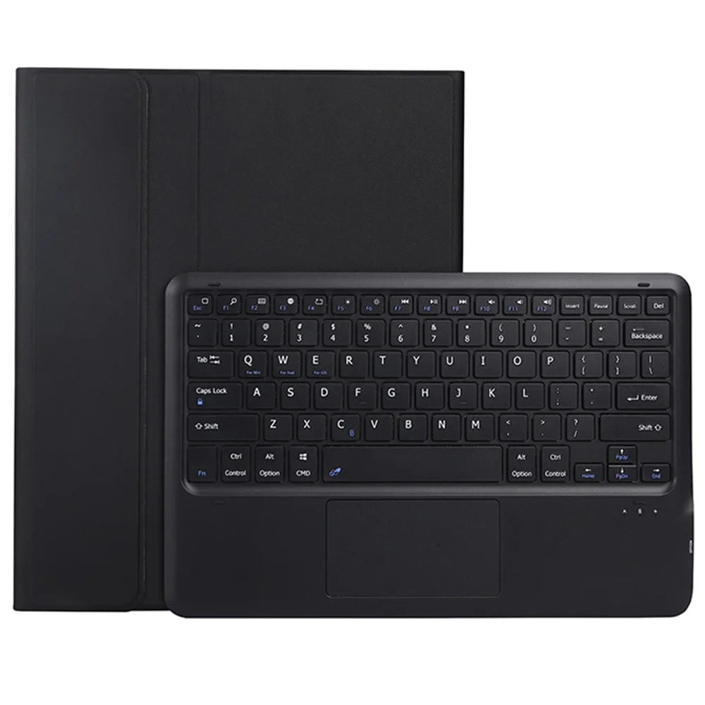 A810B-A For Samsung Galaxy Tab S9+ X810 / X816 / X818 Detachable Bluetooth-compatible Keyboard Case with Touchpad, Protective Tablet Case - Black - 3