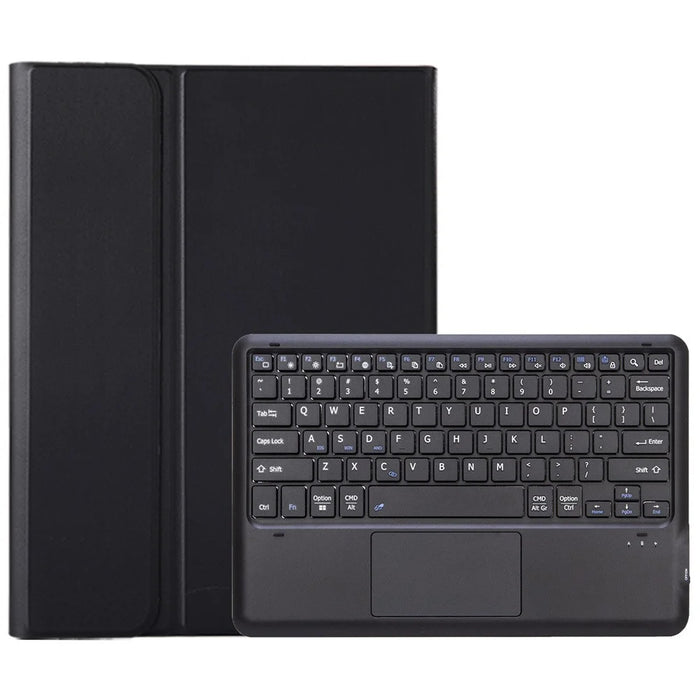 A910B-A For Samsung Galaxy Tab S9 Ultra X910 / X916B / X918U Removable Bluetooth-compatible Keyboard with TouchPad Protective Case - Black - 1