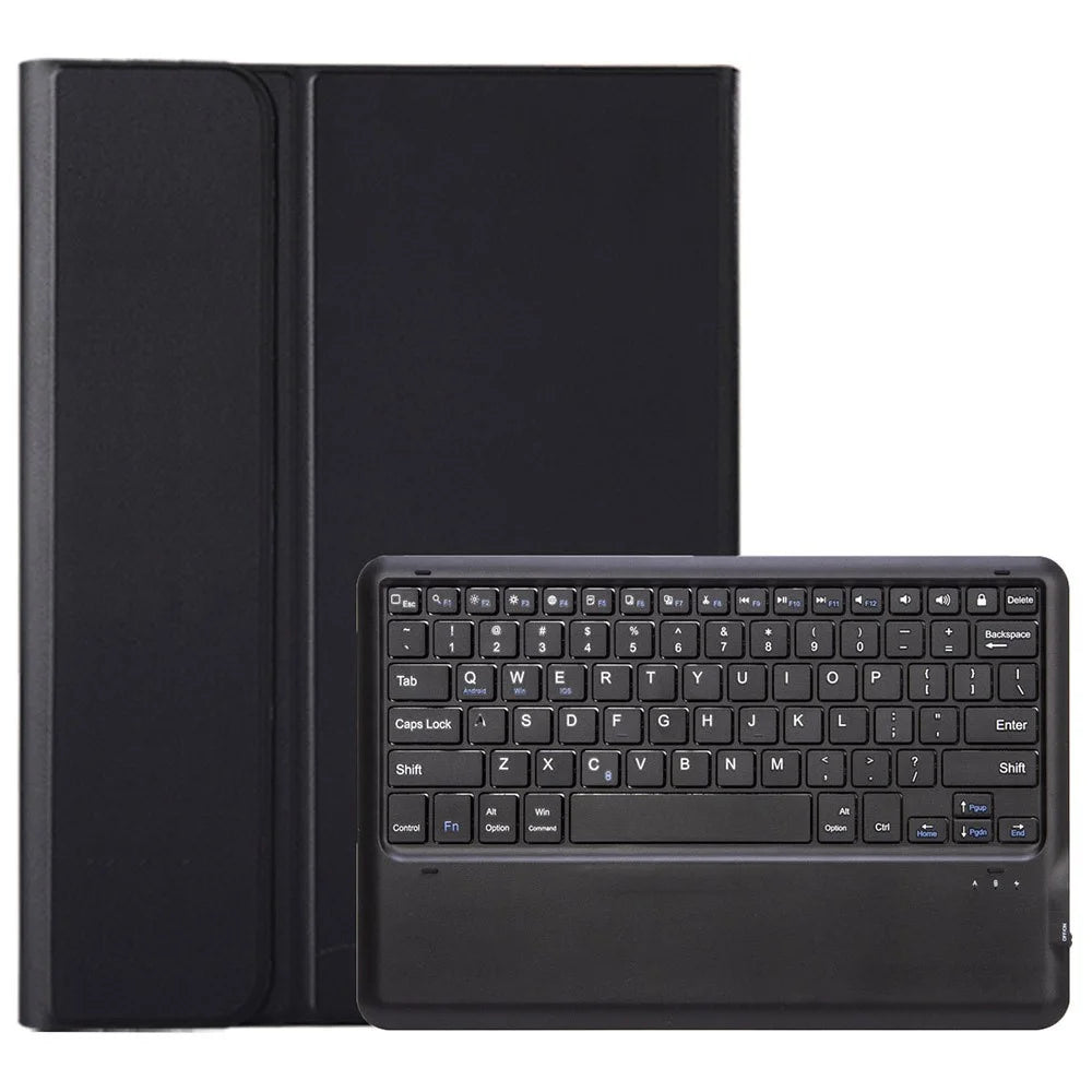 A910B For Samsung Galaxy Tab S9 Ultra X910 / X916B / X918U Detachable Bluetooth-compatible Keyboard Case Pencil Slot Protective Tablet Case - Black - 1