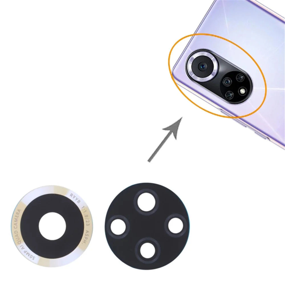 For Huawei nova 9 / nova 9 Pro Phone Rear Camera Lens Cover Replacement Part (without Logo) - 3