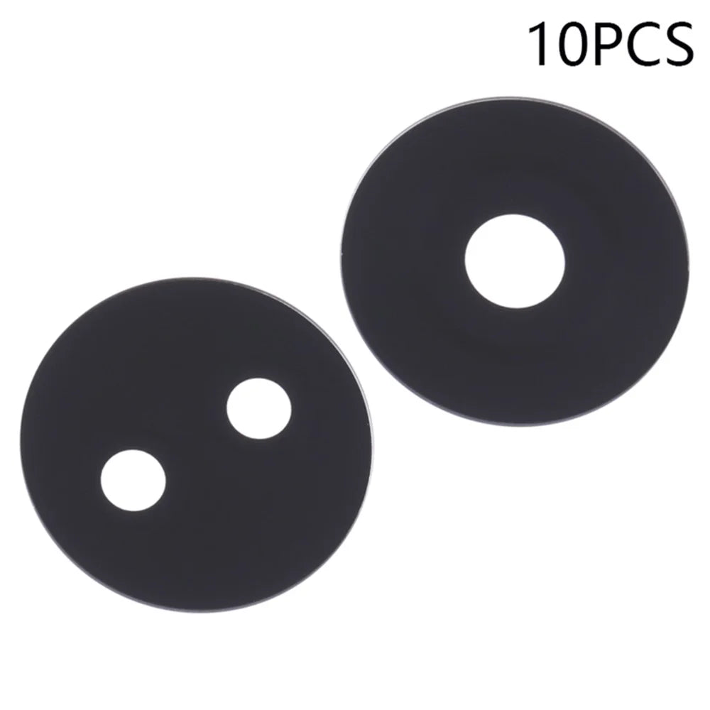 10Pcs For Oppo A17 4G Phone Rear Camera Lens Cover Replacement Part (without Logo) - 1