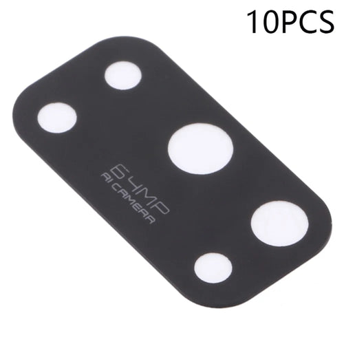 10Pcs For Realme 7 Pro Phone Rear Camera Lens Cover Replacement Part (without Logo) - 1