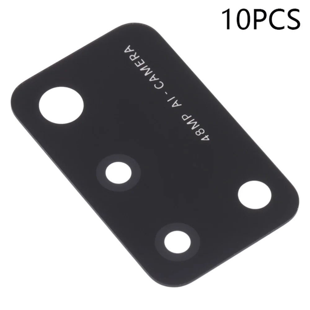 10Pcs For Oppo A74 4G / F19 Phone Rear Camera Lens Cover Replacement Part (without Logo) - 1