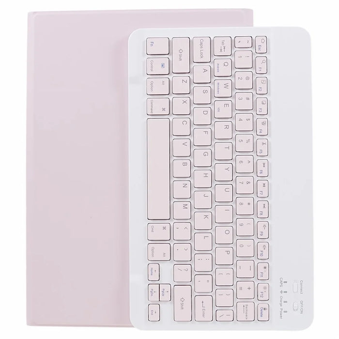 SK-X710 For Samsung Galaxy Tab S9 (X710 / 716B / 718U) Slim Bluetooth-compatible Keyboard Anti-Drop PU+PC Tablet Case - Pink - 4