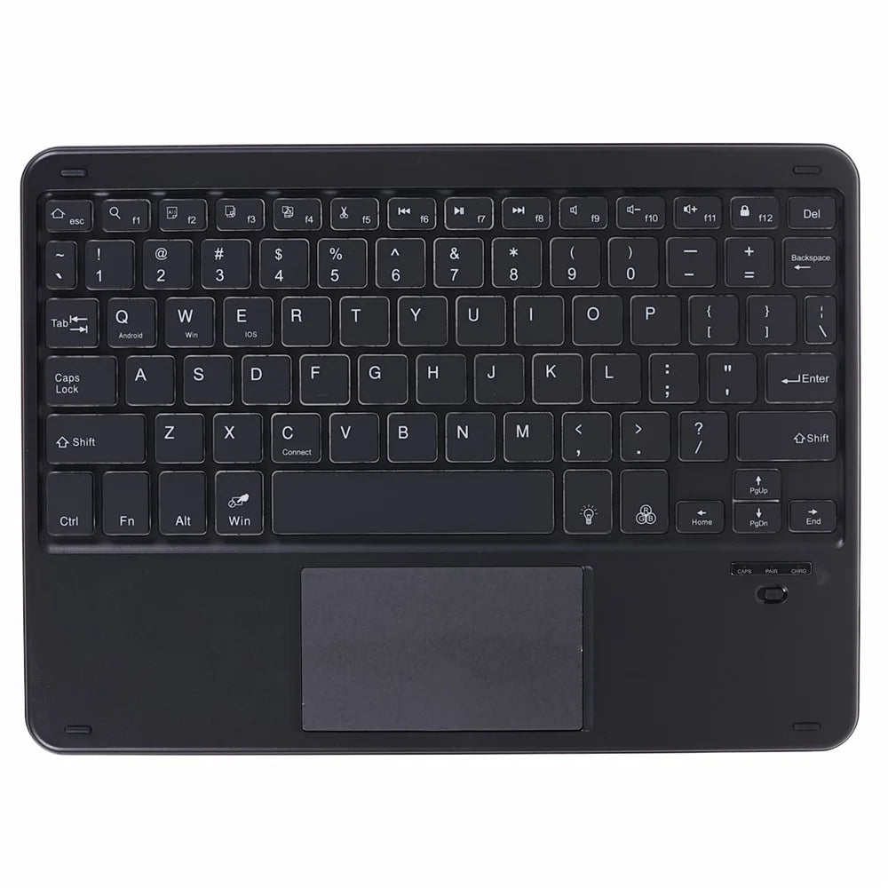 TP-1029C For iPad 10.2 (2021) / (2019) / (2020) / iPad Air 10.5 inch (2019) / iPad Pro 10.5-inch (2017) Bluetooth-compatible Keyboard with Backlit, Touchpad,  PU+PC Tablet Case - 6