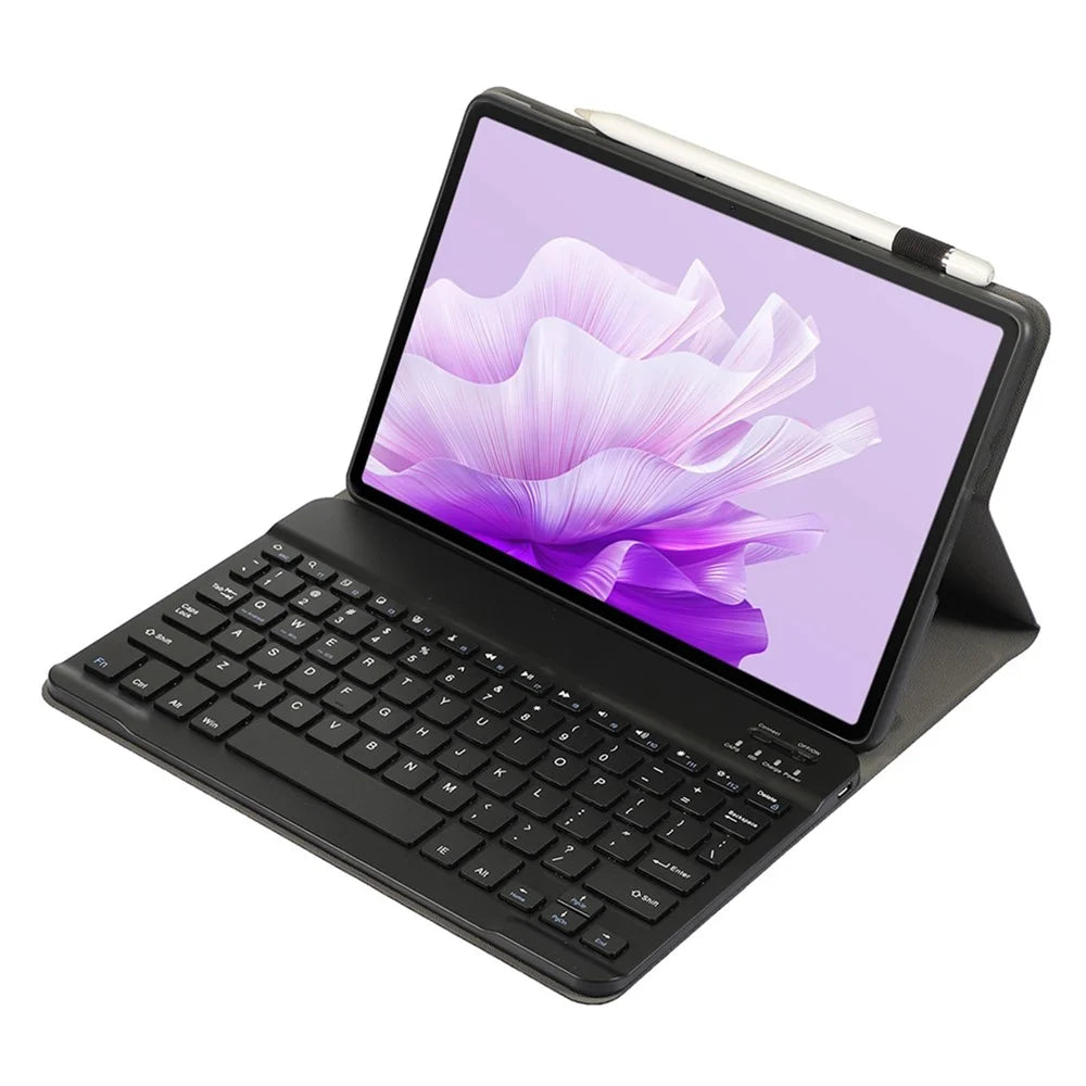 AH14 For Huawei MatePad Air 11.5 inch (2023) Split-type Bluetooth-compatible Keyboard Ultra-slim Tablet Case with Pen Holder - Black - 2