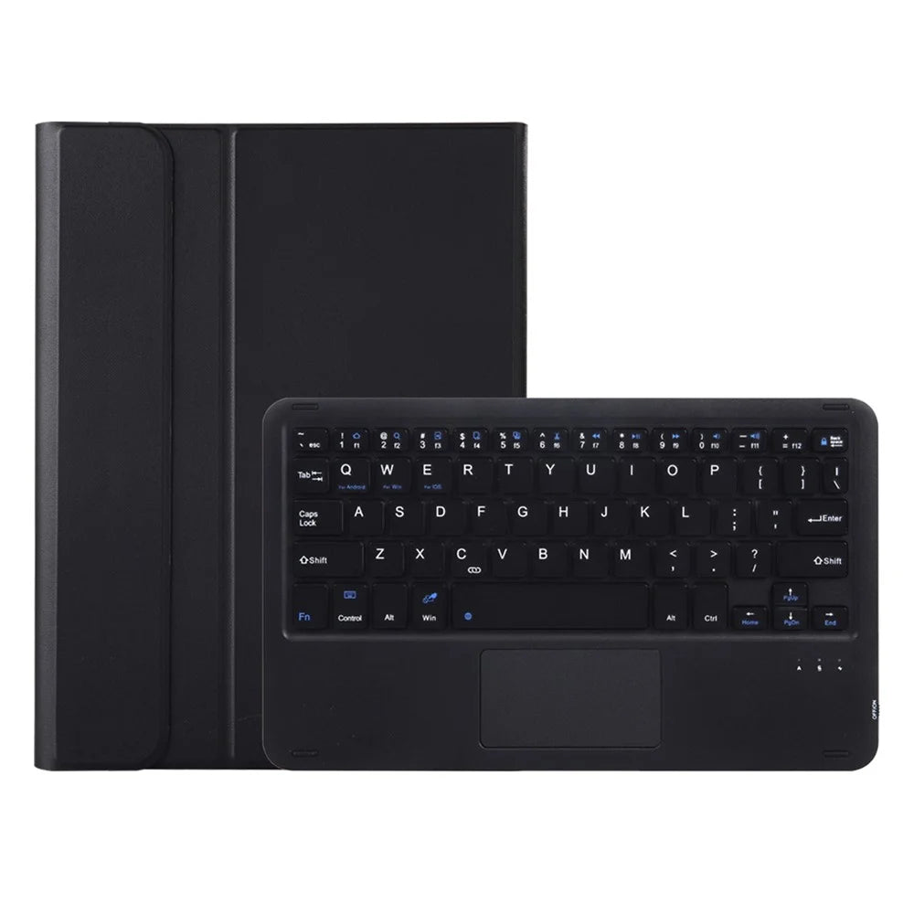 AH14-A For Huawei MatePad Air 11.5 inch (2023) Detachable Bluetooth-compatible Keyboard Tablet Case Stand with Touchpad Pen Holder - Black - 4