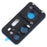 For Xiaomi 12T 5G OEM Back Camera Lens Holder Cover with Glass Replacement Part (without Logo) - Blue - 2