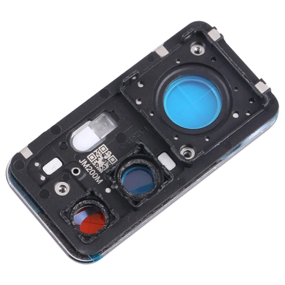 For Xiaomi 12T Pro 5G OEM Back Camera Lens Holder Cover with Glass Phone Replacement Part (without Logo) - Black - 2
