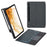T870B-AS for Samsung Galaxy Tab S7 T870 T875  /  S8 X700 X706 2 in 1 Bluetooth-compatible Keyboard Tablet Stand Case with Pen Slot  /  Touchpad  /  Backlight - 1