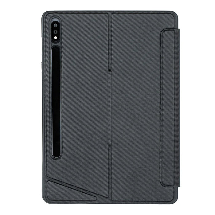 T870B-AS for Samsung Galaxy Tab S7 T870 T875  /  S8 X700 X706 2 in 1 Bluetooth-compatible Keyboard Tablet Stand Case with Pen Slot  /  Touchpad  /  Backlight - 2