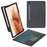 T970B-AS for Samsung Galaxy Tab S7+ T970  /  S7 FE T730  /  S8+ X800 Detachable Bluetooth-compatible Keyboard Smart Tablet Case with Touchpad  /  Backlight - 1